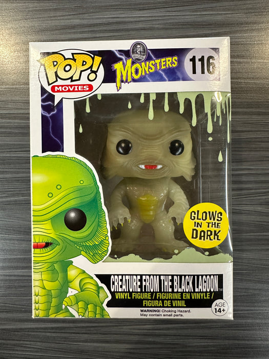 Funko POP! Movies: Monsters - Creature From The Black Lagoon (GiTD)(Damaged Box) #116