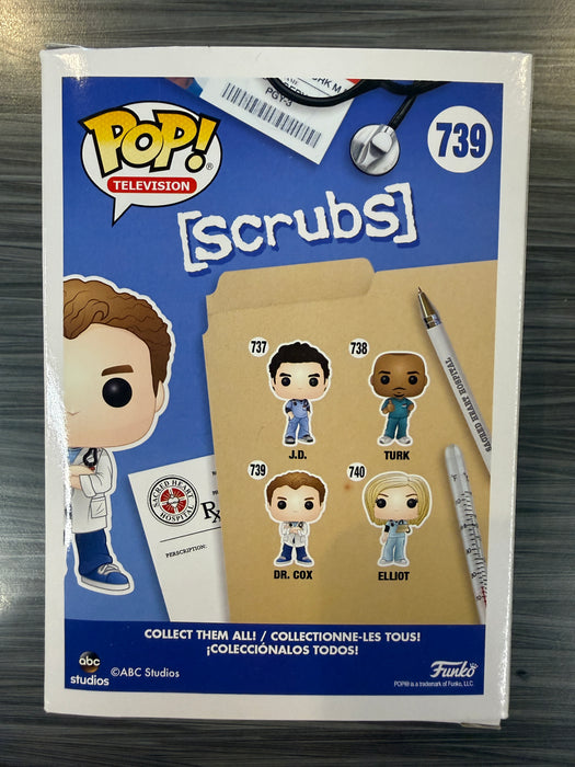 Funko POP! Television: Scrubs - Dr. Cox (Damaged Box) #739