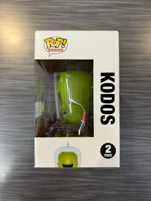 Funko POP! Television: The Simpsons Treehouse of Horror - Kang & Kodos [2-Pack] (GiTD)(2019 SDCC)(Damaged Box)