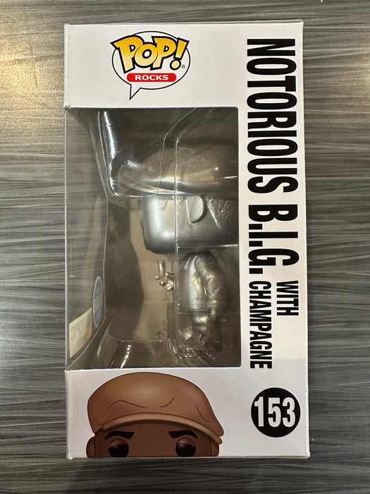 Funko POP! Rocks: The Notorious B.I.G. - Notorious B.I.G. w/ Champagne (Hot Topic)(5000 PCS)(Damaged Box) [C] #153