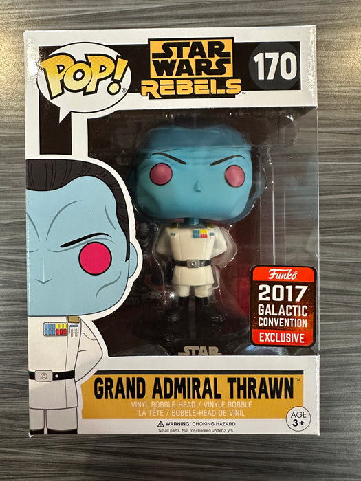 Funko POP! Star Wars Rebels: Grand Admiral Thrawn (2017 Galactic Convention)(Damaged Box) #170