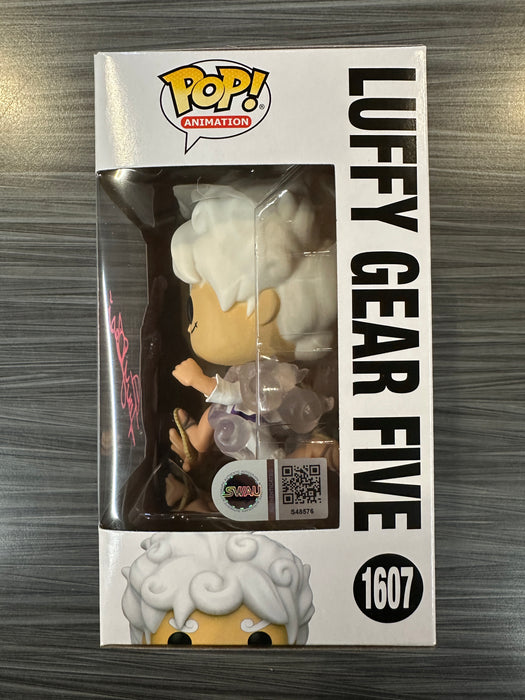 Funko POP! Animation: One Piece - Luffy Gear Five (Signed/Desiree Gonzalez/Swau)(Pink) #1607