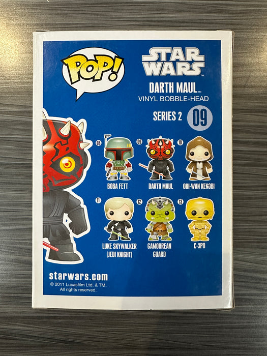 Funko POP! Star Wars: Darth Maul [Large Font](Damaged Box) #09