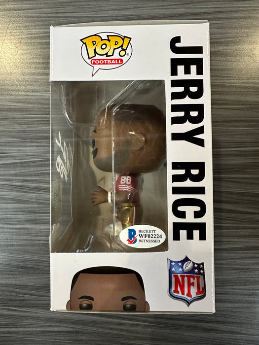 Funko POP! Football: 49ers - Jerry Rice (Signed/Jerry Rice/Beckett) #114