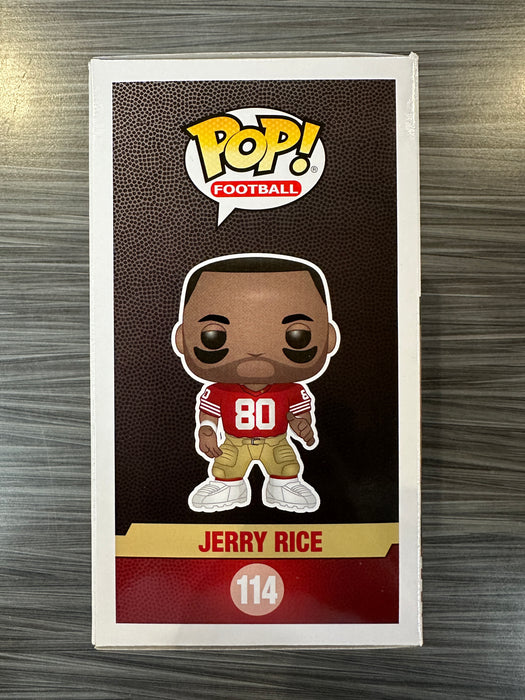 Funko POP! Football: 49ers - Jerry Rice (Signed/Jerry Rice/Beckett) #114