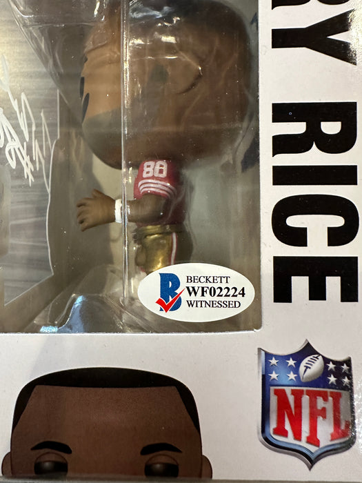 Funko POP! Football: 49ers - Jerry Rice (Signed/Jerry Rice/Beckett) #114