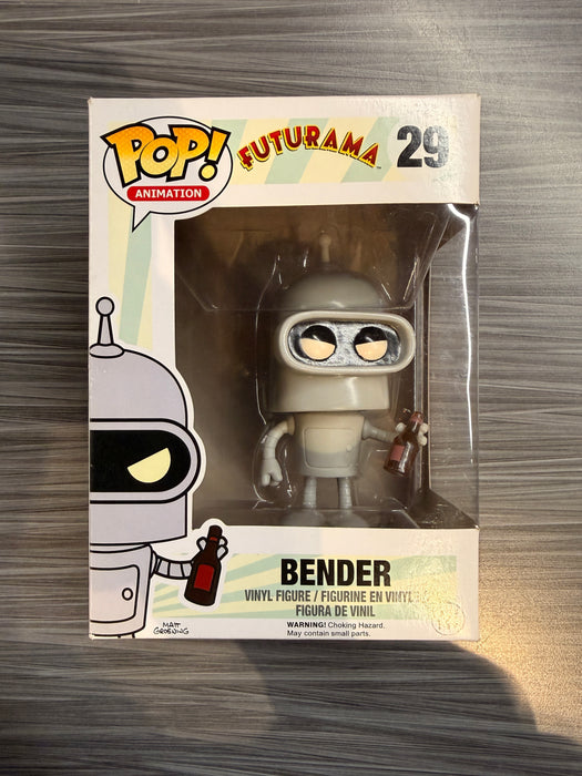 Funko POP! Animation: Futurama - Bender (Damaged Box) #29