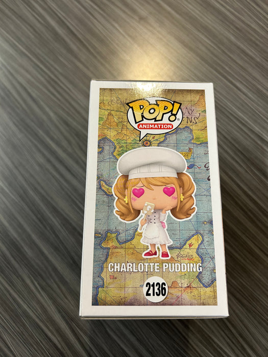 Funko POP! Animation: One Piece - Charlotte Pudding (Funko Sticker/Pre-Release Chalice)(Damaged Box) #2136
