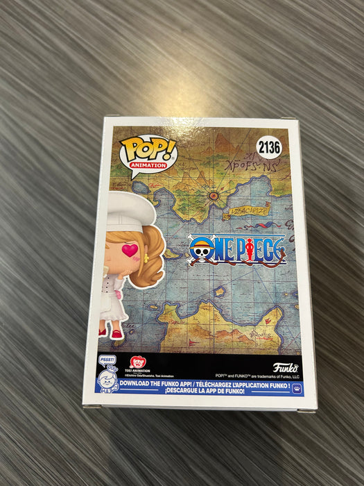 Funko POP! Animation: One Piece - Charlotte Pudding (Funko Sticker/Pre-Release Chalice)(Damaged Box) #2136