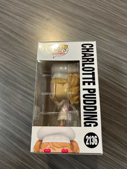 Funko POP! Animation: One Piece - Charlotte Pudding (Funko Sticker/Pre-Release Chalice)(Damaged Box) #2136
