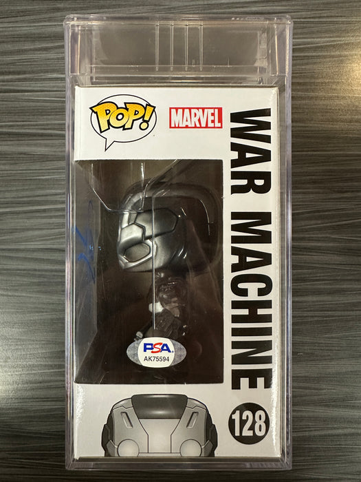 Funko POP! Marvel: Captain America Civil War - War Machine (Signed/Don Cheadle/PSA Encapsulated)[B] #128