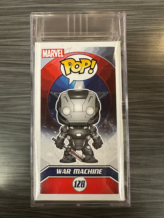 Funko POP! Marvel: Captain America Civil War - War Machine (Signed/Don Cheadle/PSA Encapsulated)[B] #128