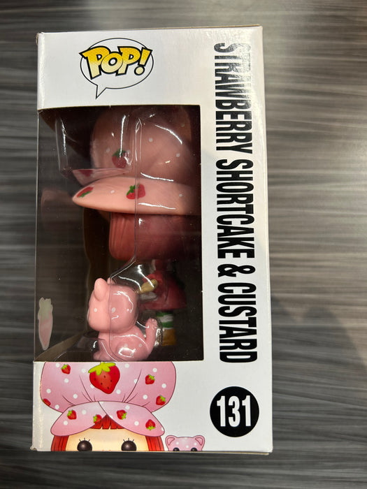 Funko POP! Strawberry Shortcake: Strawberry Shortcake & Custard (Scented)(Damaged Box*) #131