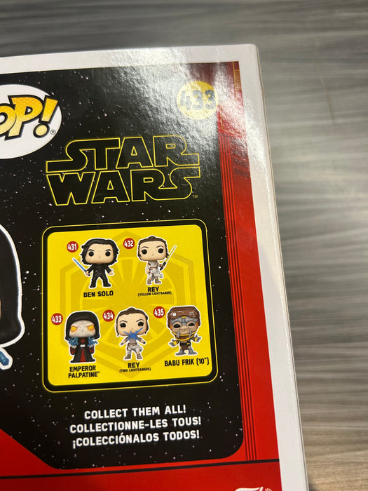 Funko POP! Star Wars: Emperor Palpatine (Signed/Ian McDiarmid/JSA)(Damaged Box) #433