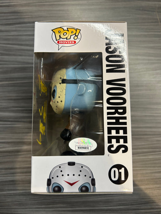 Funko POP! Movies: Friday The 13th - Jason Voorhees (Signed/Ari Lehman/JSA)(Damaged Box) #01