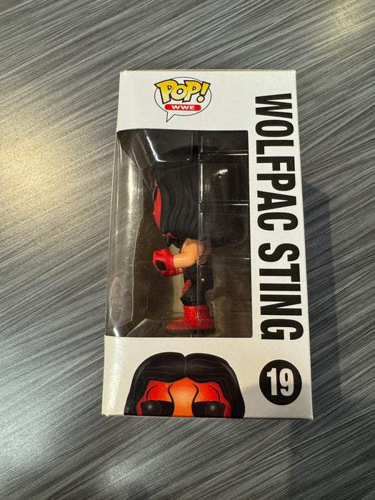 Funko POP! WWE: Wolfpac Sting (GameStop)(Damaged Box)  #19