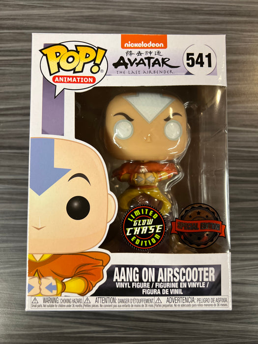 Funko POP! Animation: Avatar The Last Airbender - Aang on Airscooter (CHASE)(Special Edition) #541