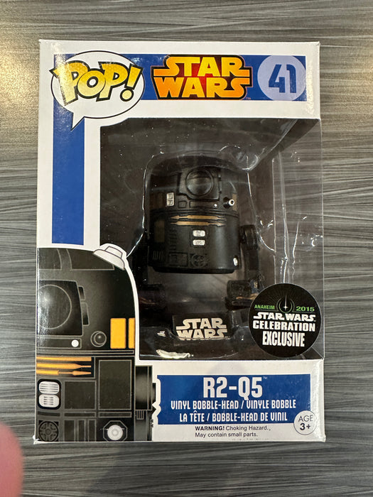Funko POP! Star Wars: R2-Q5 (2015 Star Wars Celebration)(Damaged Box) #41