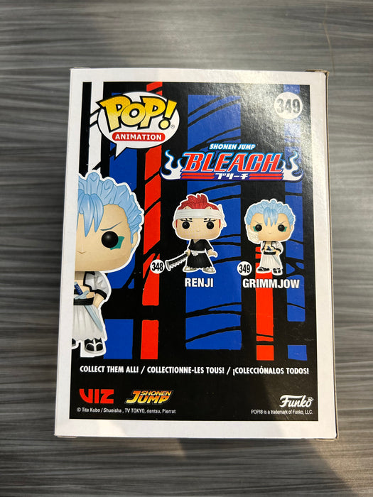 Funko POP! Animation: Bleach - Grimmjow (Signed/David Vincent/JSA)(Damaged Box) #349