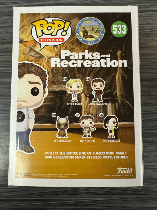 Funko POP! Television: Parks And Recreation - Andy Dwyer (Fugitive Toys/500 Pcs)(Damaged Box) #533