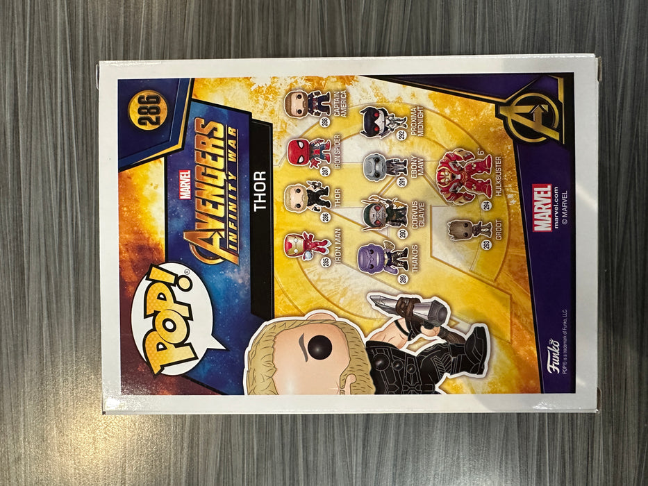 Funko POP! Marvel: Avengers Infinity War - Thor (GiTD)(Asia Exclusive)(Damaged Box)[D] #286