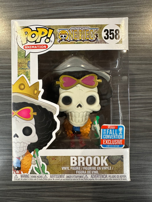 Funko POP! Animation: One Piece - Brook (2018 Fall Convention)(Damaged Box) #358