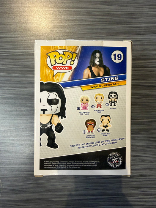 Funko POP! WWE: Sting (Damaged Box*) #19