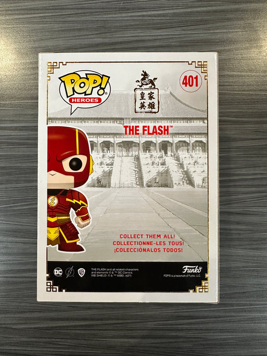 Funko POP! Heroes: DC - The Flash [Metallic] (2021 Limited Edition)(Damaged Box) #401