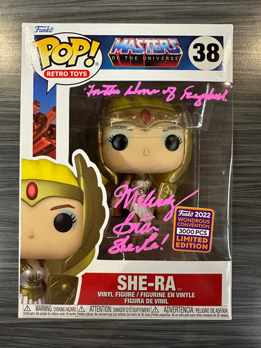 Funko POP! Retro Toys: Matters of The Universe - She-Ra (2022 Wondrous Convention)[3000 PCS](Signed/Melendy Britt/JSA) #38