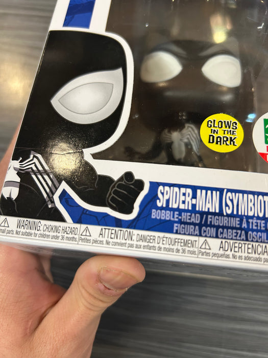 Funko POP! Marvel: Spider-Man (Symbiote Suit)(GiTD)(Funko)(Damaged Box)[A] #725