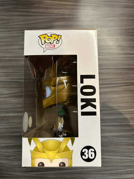 Funko POP! Marvel: Loki (GiTD)(Underground Toys)(Damaged Box) #36