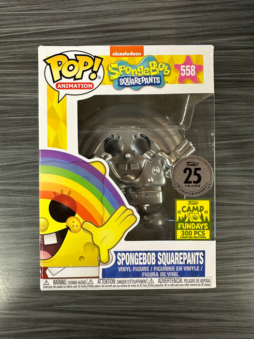Funko POP! Animation: Spongebob Squarepants (25 Years Funniversary)(2023 Camp Fundays)(300PCS)(Damaged Box) #558