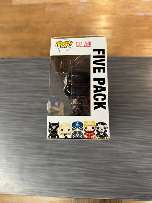 Funko POP! Marvel: Captain America Civil War - Captain America / Iron Man / Agent 13 / Black Panther / Crossbones (Disney Exclusive)(5000 PCs)(Damaged Box) [5-Pack]