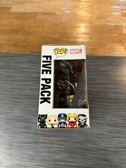 Funko POP! Marvel: Captain America Civil War - Captain America / Iron Man / Agent 13 / Black Panther / Crossbones (Disney Exclusive)(5000 PCs)(Damaged Box) [5-Pack]