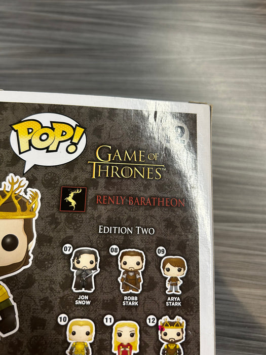 Funko POP! Game of Thrones - Renly Baratheon (Damaged Box) #12