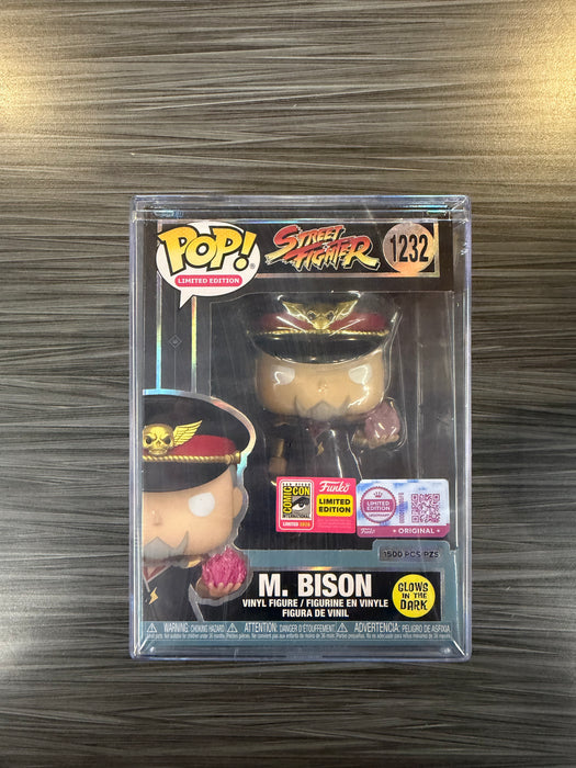 Funko POP! Limited Edition: Games - Street Fighter: M. Bison (GiTD)(2026 SDCC)(Funko Legendary/1500 PCS) #1232