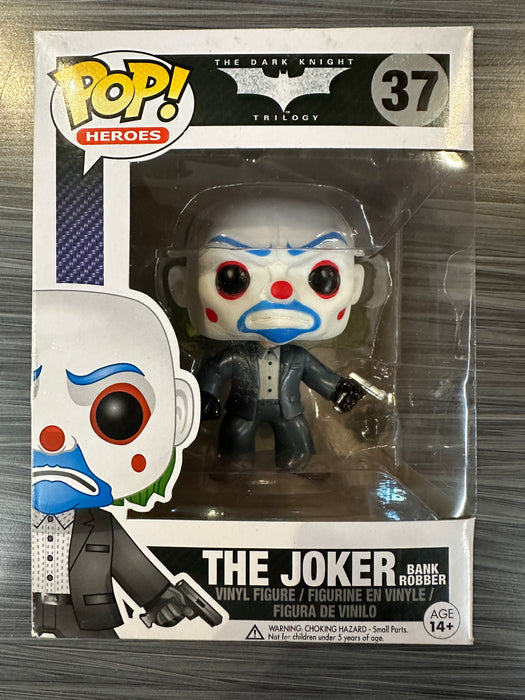 Funko POP! Heroes: The Dark Knight Trilogy - The Joker (Bank Robber)(Damaged Box*) #37