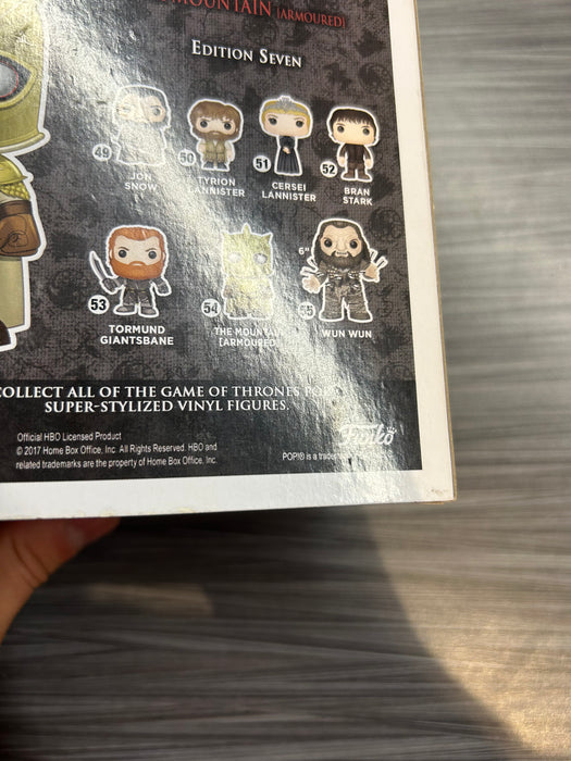 Funko POP! Game of Thrones: The Mountain [Armored](2017 SDCC)(Damaged Box) #54