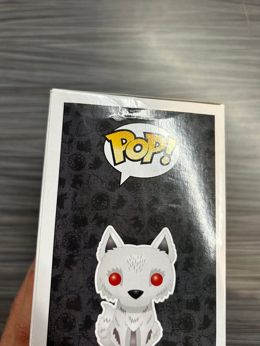 Funko POP! Game of Thrones: Ghost [Flocked](2014 SDCC)(Damaged Box)[A] #19