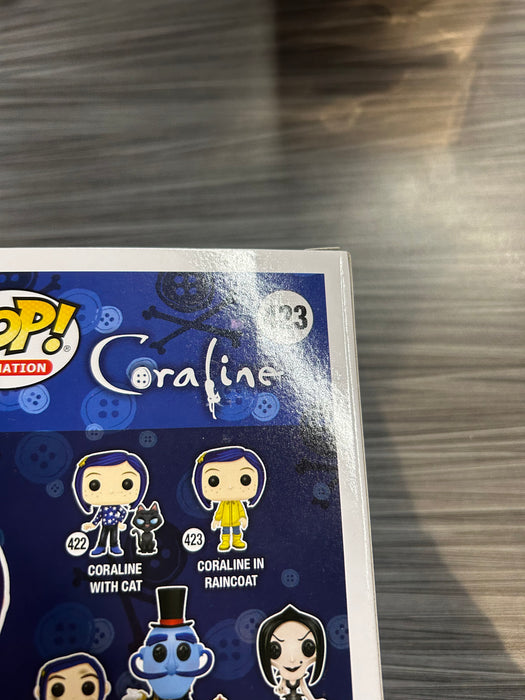 Funko POP! Animation: Coraline - Coraline in Raincoat (CHASE)(Damaged Box) #423