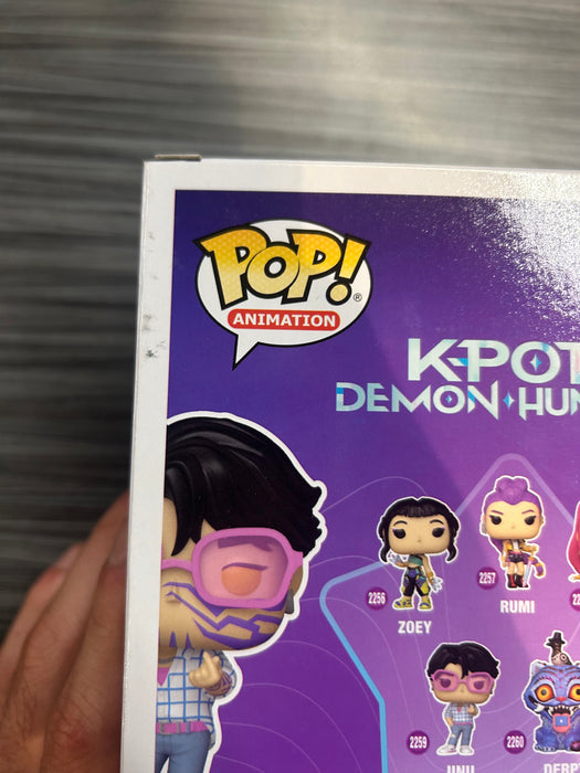 Funko POP! Animation: K-Pop Demon Hunters - Jinu with Patterns (CHASE)(Damaged Box*) #2259