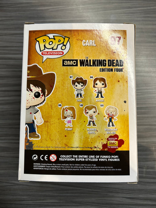 Funko POP! Television: The Walking Dead - Carl [Bloody](7-11)(Damaged Box) #97