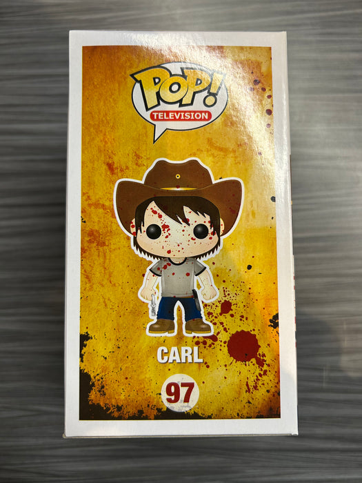 Funko POP! Television: The Walking Dead - Carl [Bloody](7-11)(Damaged Box) #97