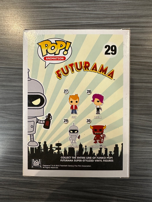 Funko POP! Animation: Futurama - Bender (2015 Summer Convention)(Damaged Box)[B] #29