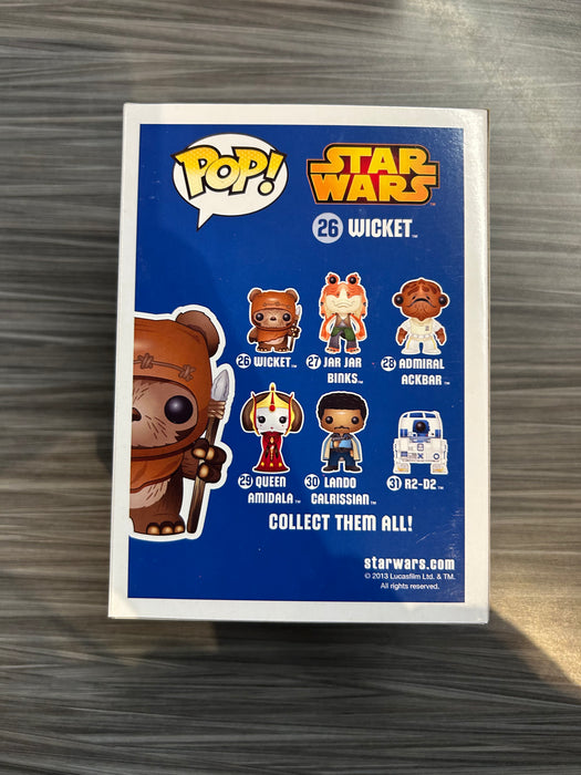 Funko POP! Star Wars: Wicket (Fugitive Toys)(Damaged Box) #26