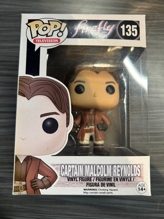 Funko POP! Television: Firefly - Captain Malcolm Reynolds (Damaged Box)  #135