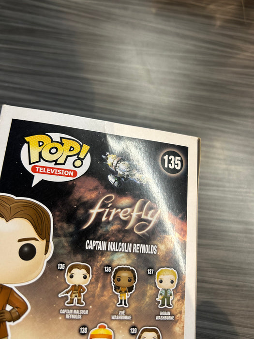 Funko POP! Television: Firefly - Captain Malcolm Reynolds (Damaged Box)  #135