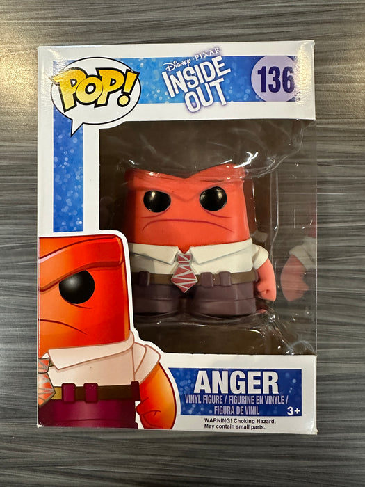 Funko POP! Disney: Inside Out - Anger (Damaged Box) #136