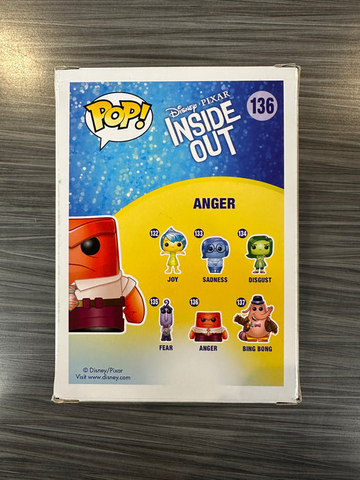 Funko POP! Disney: Inside Out - Anger (Damaged Box) #136