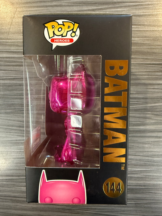 Funko POP! Heroes: Batman [Pink] Chrome (2019 NYCC/1500 PCS) #144